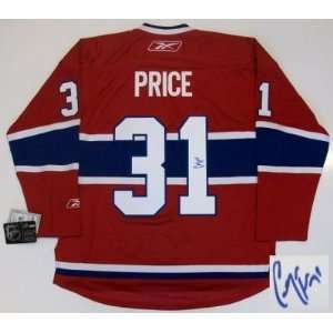 Carey Price Montreal Canadiens Signed Jersey Rbk