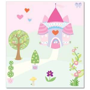 FunToSee Princess Childrens Wall Decals, Cupcake Castle 