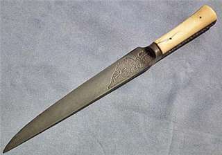 Antique Indo Persian Islamic Dagger Kard Damascus Steel Wootz Blade 