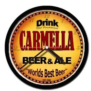  CARMELLA beer and ale cerveza wall clock 