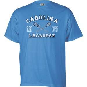  North Carolina Tar Heels Legacy Lacrosse T Shirt Sports 