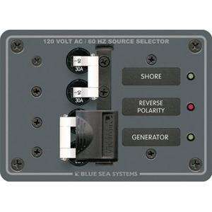   AC Toggle Source Selector 120v AC 30A (Black Switches) Electronics