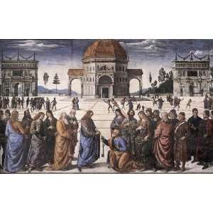   Handing the Keys to St Peter, by Perugino 