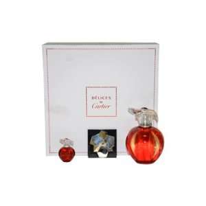 Delices De Cartier By Cartier For Women 3 Pc Gift Set Floral Fruity 