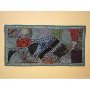  Turquoise Path   Indian Wall Hanging