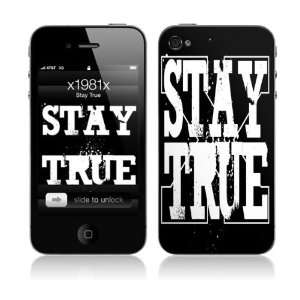   Music Skins MS 198X20133 iPhone 4  x1981x  Stay True Skin Electronics