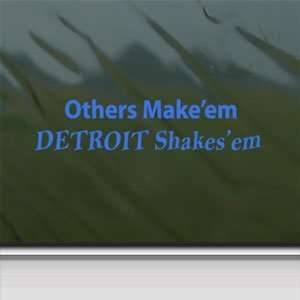  Others Makeem Detroit Shakesem Blue Decal Diesel Blue 