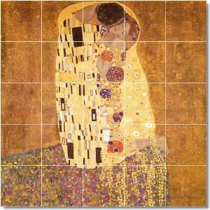  Gustave Klimt Abstract Kitchen Tile Mural 7  30x30 using 