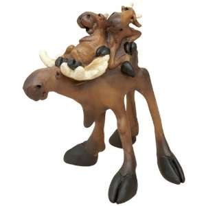    Hop On Pop, Moose Figurine by Phyllis Driscoll