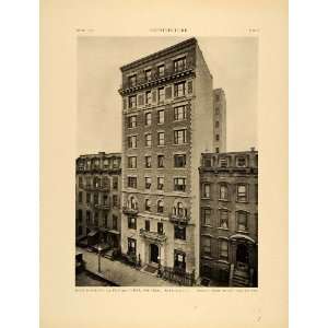  1905 Print Hotel Maryland Building Architecture New York 
