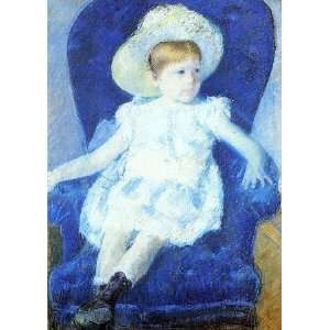   name Elsie in a Blue Chair, By Cassatt Mary 