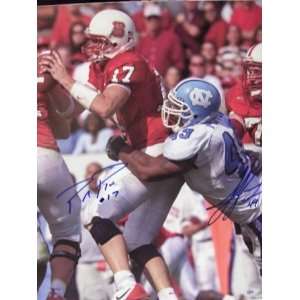   Peppers Phillip Rivers Signed UNC NC State 16x20