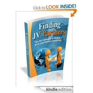 Finding JV Partners Anonymous  Kindle Store