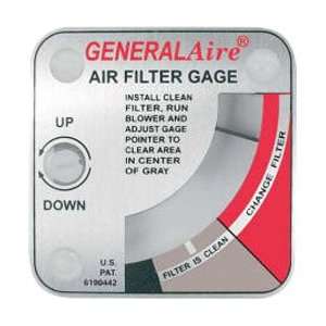  General Aire G99 Media Air Cleaner Filter Gauge