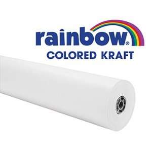  Rainbow Kraft Roll 36X100 Ft White