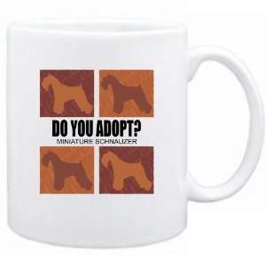    New  Do You Adopt Miniature Schnauzer ?  Mug Dog