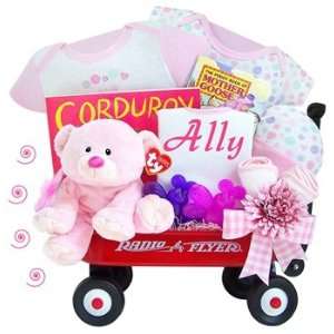   Personalized Thank Heaven for Little Girls   Radio Flyer Wagon Baby