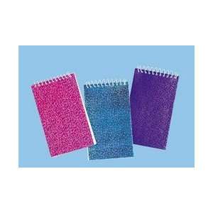  Glitter Spiral Notepads   Package of 12 Toys & Games