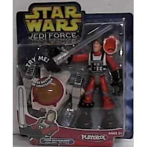  Star Wars Jedi Force Luke Skywalker Action Figure with Jedi Jet 