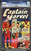 Captain Marvel Adventures #9 CGC 6.5 FN+ Universal  