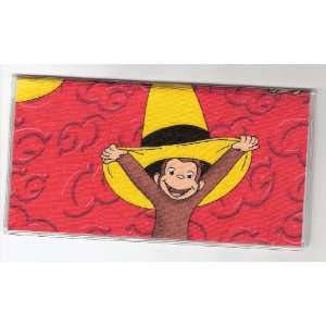  Checkbook Cover Curious George Monkey Cowboy Hat 