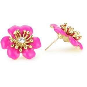   Spade New York Moms The Word Pink Posey Park Stud Earrings Jewelry
