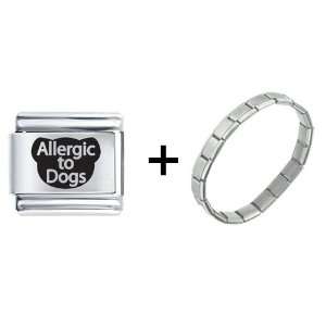  Allergic To Dogs Italian Charm Pugster Jewelry