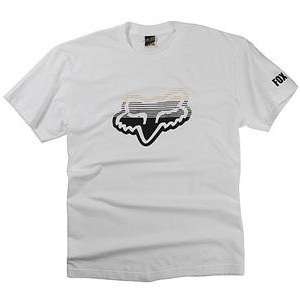  Fox Racing Reformat T Shirt   2X Large/White Automotive