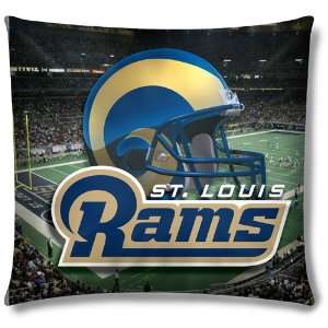  St. Louis Rams NFL Photo Real Toss Pillow (18x18 
