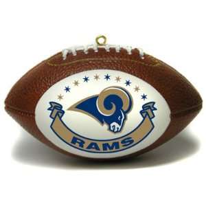  St Louis Rams Football Shaped Ornament