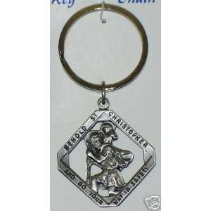 Key Ring St. Christopher (Genuine Pewter) Catholicgiftstore