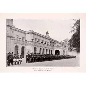  1911 Halftone Print Military College Chapultepec Mexico 