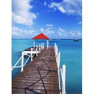  Dock in St. Francois, Guadeloupe, Puerto Rico Photographic 