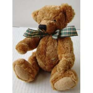  Sunkid Sitting Teddy Bear with Bow around Neck   6 inches 