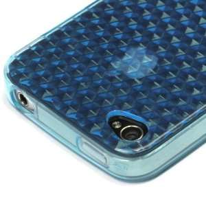  Baby Blue Cube Candy Skin Cover For APPLE iPhone 4S/4/4G 