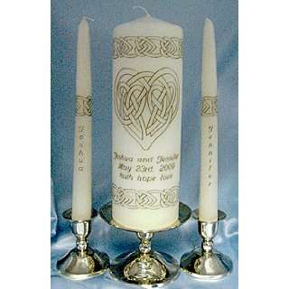  Unity Candle   Celtic Heart Knot