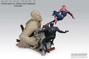 Sideshow Spiderman VS Venom and Sandman Diorama  