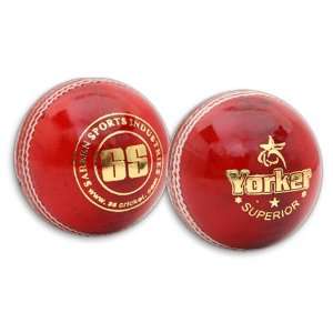  SS Yorker Cricket Ball Set, Box of 6