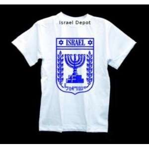  State of Israel Emblem Menorah T shirt 3XL Everything 