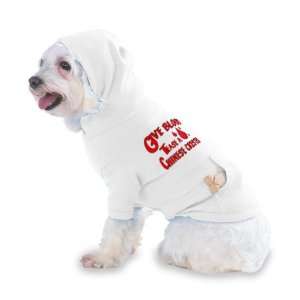  Give Blood Tease a Chinese Crested Hooded (Hoody) T Shirt 