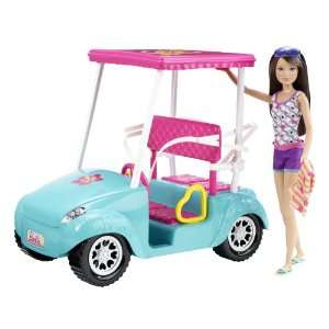  Barbie Sisters Golf Cart and Skipper Doll Set Toys 