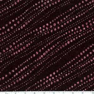  60 Wide Epaisse Crepe Knit Splendeur Black/Pink Fabric 
