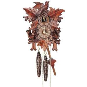 Cuckoo Clock, Anton Schneider, Squirrels, Bird, Model #89/11  
