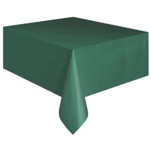  Plastic Table Cover Rectangle  Forest Green Toys & Games