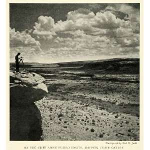  1923 Print Pueblo Bonito Cliff Chaco Canyon Map Surveyor New Mexico 