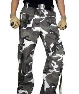 ClotheSpace Mens Military Snow Camo Cool Pants MP20 W32  