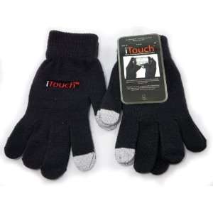   Touchscreen Glove Mens size Large   iTouch Embroidered Electronics