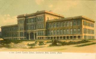 Lowell Textile School, Southwick Hall, MA   UDB  