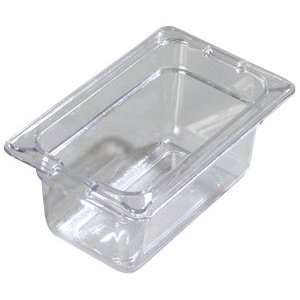 Carlisle 10321 07 Clear Top Notch® One Ninth Size Food Pan, 6 3/4 x 