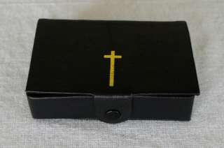   of 3 Holy Oil Stock with Leather Pouch for Priests and Churches  